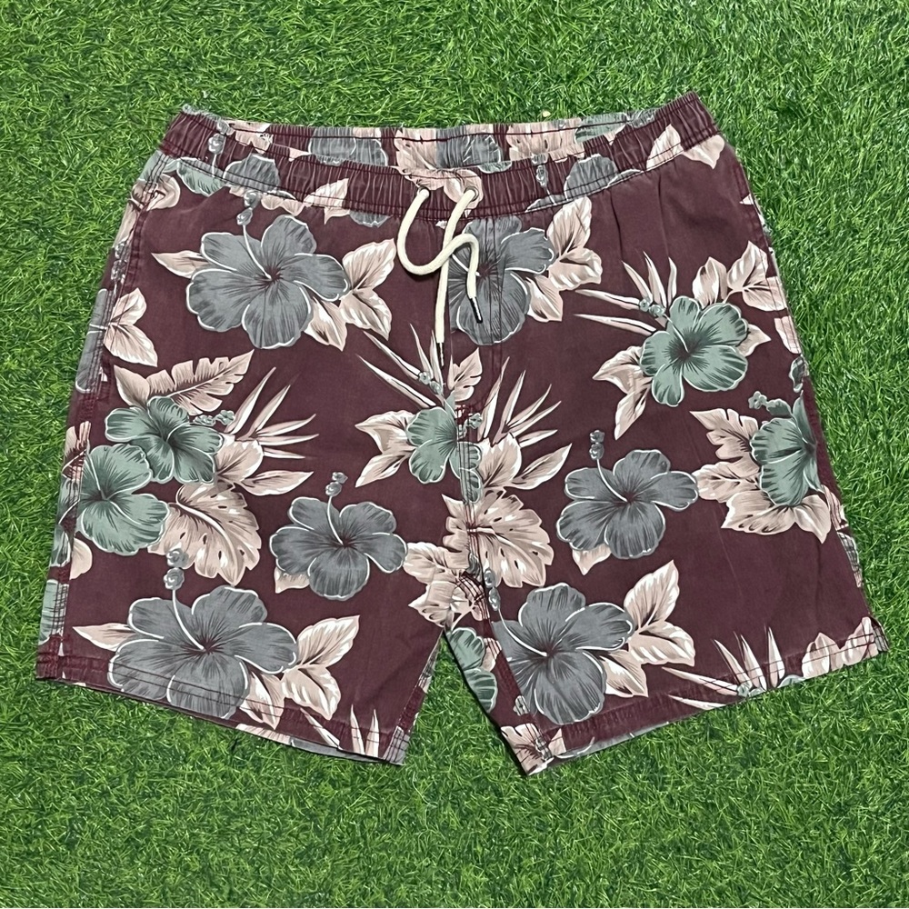 7 Diamonds Men's Boardshorts Hawaiian Drawstring Swim Shorts Trunks SZ XL